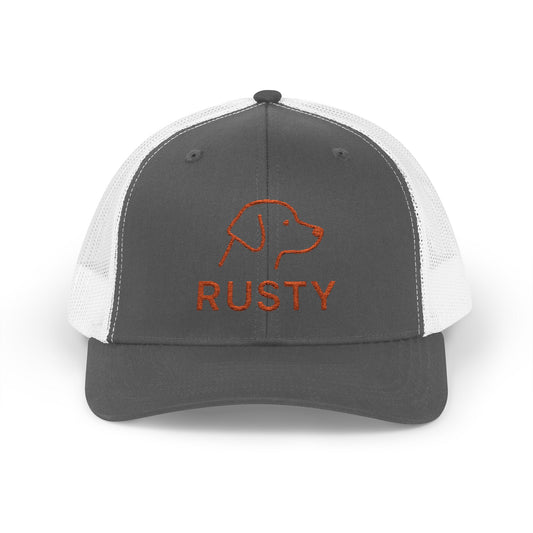 Embroidered Rusty Trucker Hat