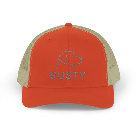 Embroidered Rusty Trucker Hat