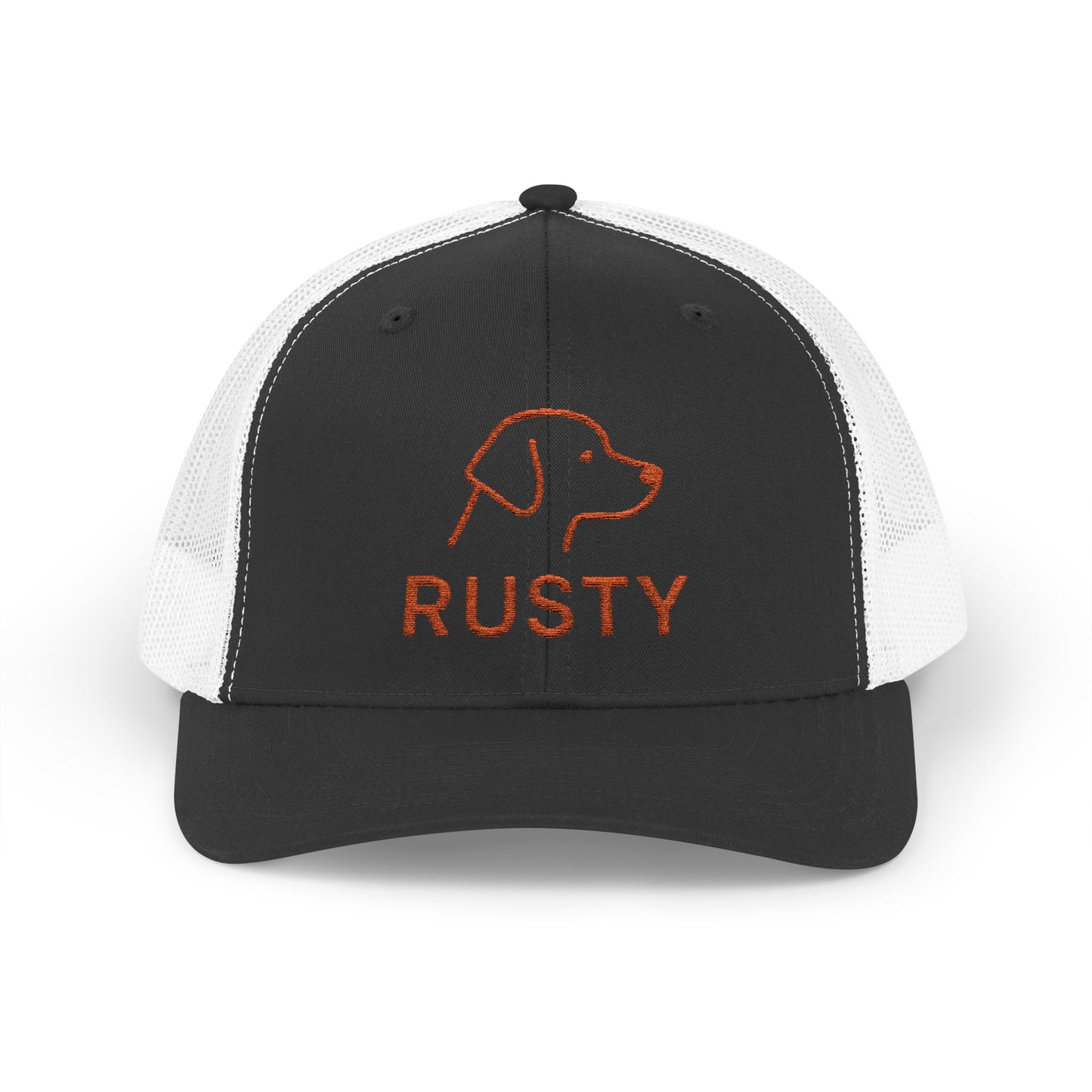 Embroidered Rusty Trucker Hat