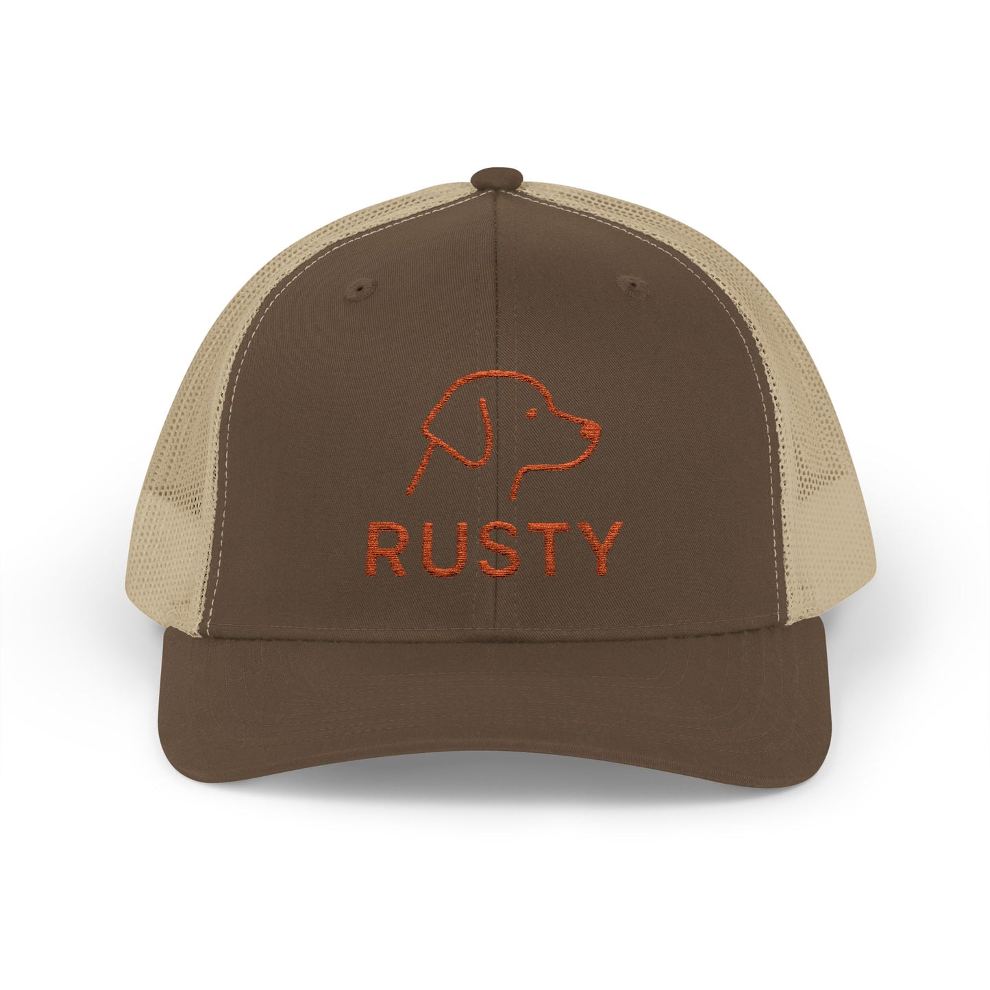 Embroidered Rusty Trucker Hat